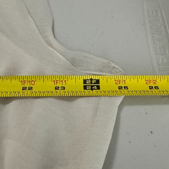 Emma & Michele Dress Size 20W Ruffle Front Belted Lined Classy Polyester - Picture 8 of 11